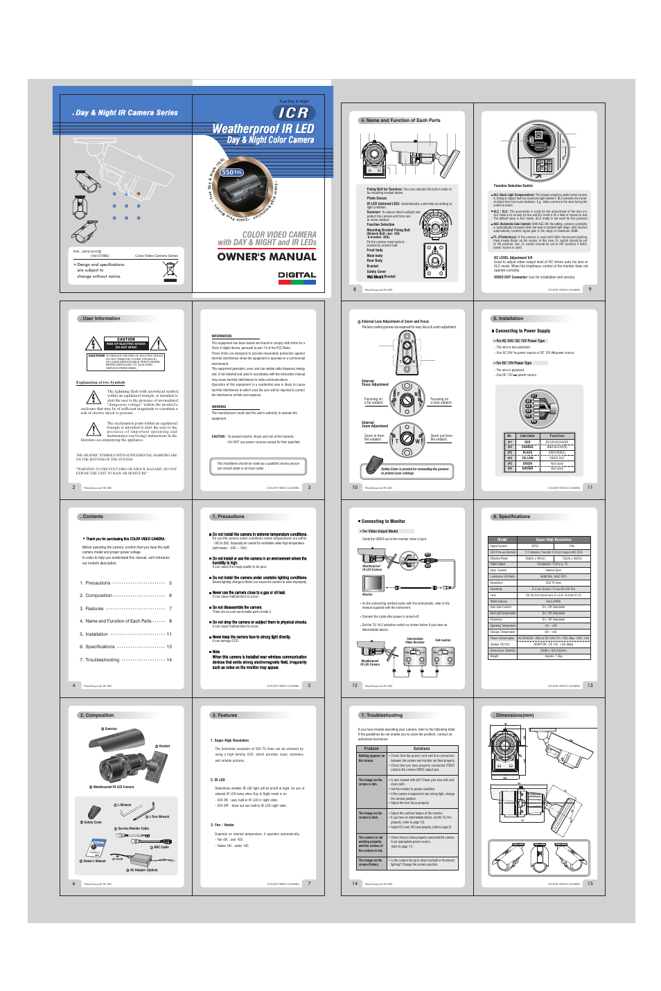 CNB BE3315PVR User Manual | 1 page