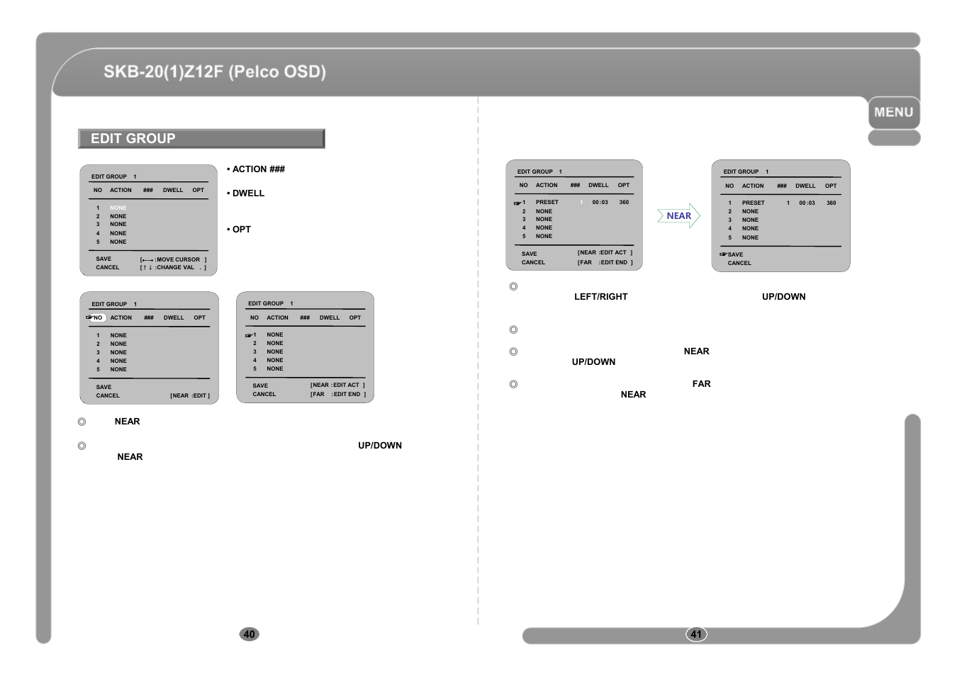 Edit group | CNB SKB-21Z12F User Manual | Page 21 / 50