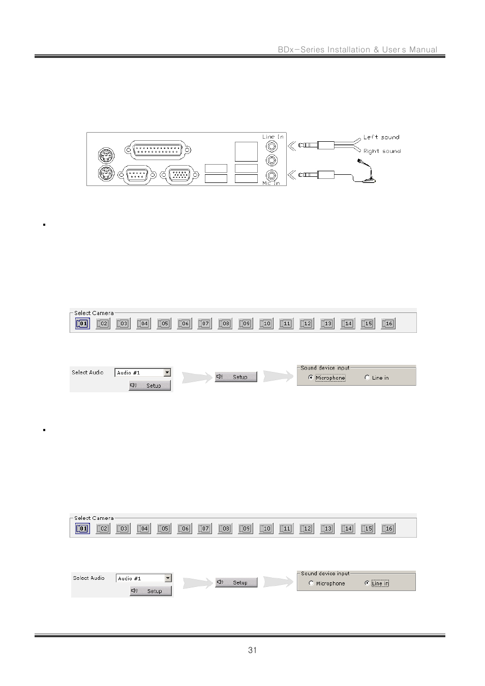 6 selection of audio input | CNB RBDS4848 User Manual | Page 31 / 99