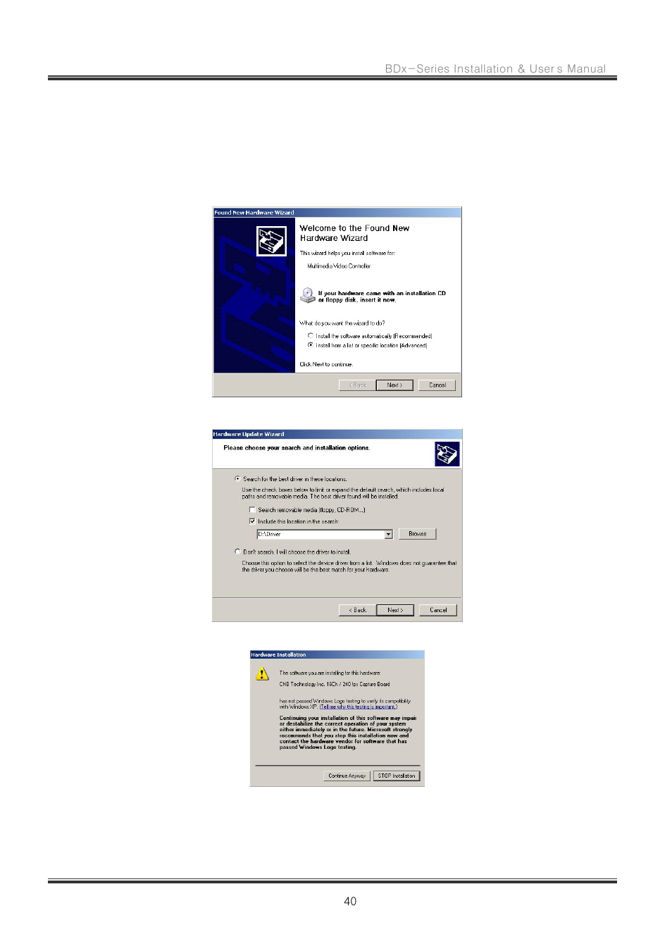 1 windows xp/2000 | CNB RBDS4848 User Manual | Page 40 / 99