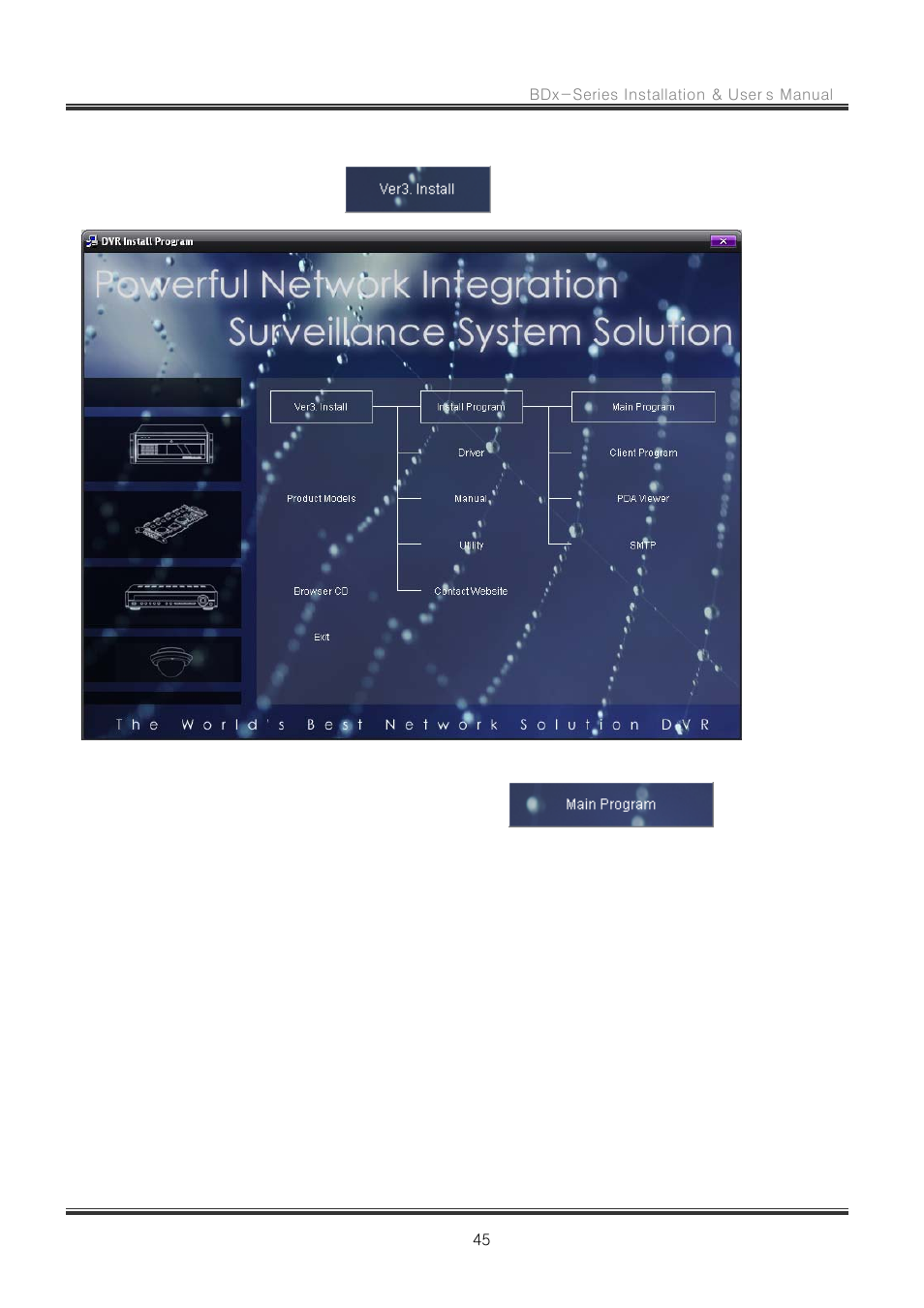 1 installing the software | CNB RBDS4848 User Manual | Page 45 / 99