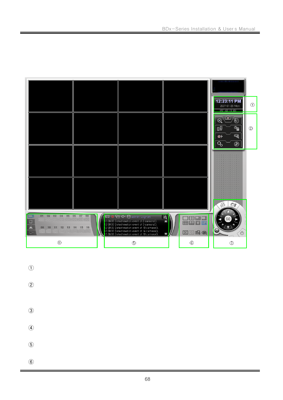 Live mode | CNB RBDS4848 User Manual | Page 68 / 99