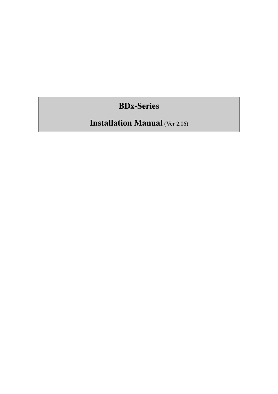 CNB BDS4812 (discontinued) User Manual | 55 pages