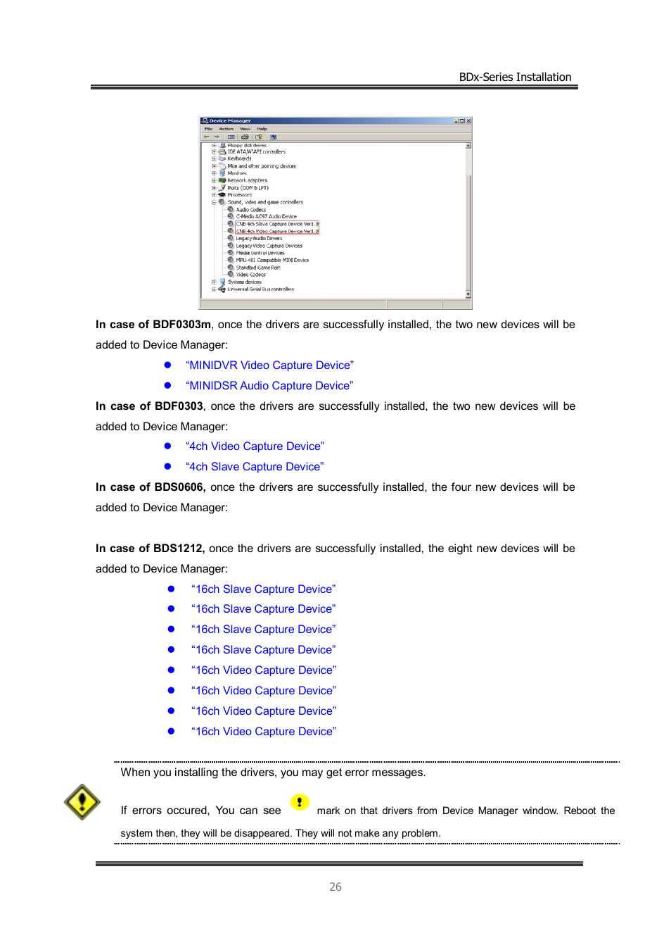 CNB BDS4812 (discontinued) User Manual | Page 26 / 55