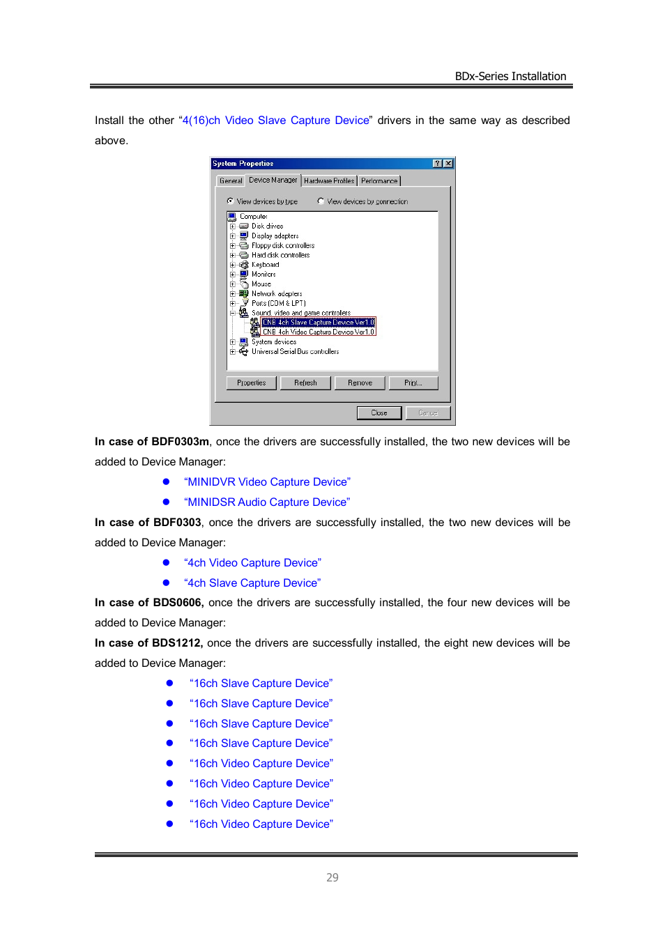 CNB BDS4812 (discontinued) User Manual | Page 29 / 55