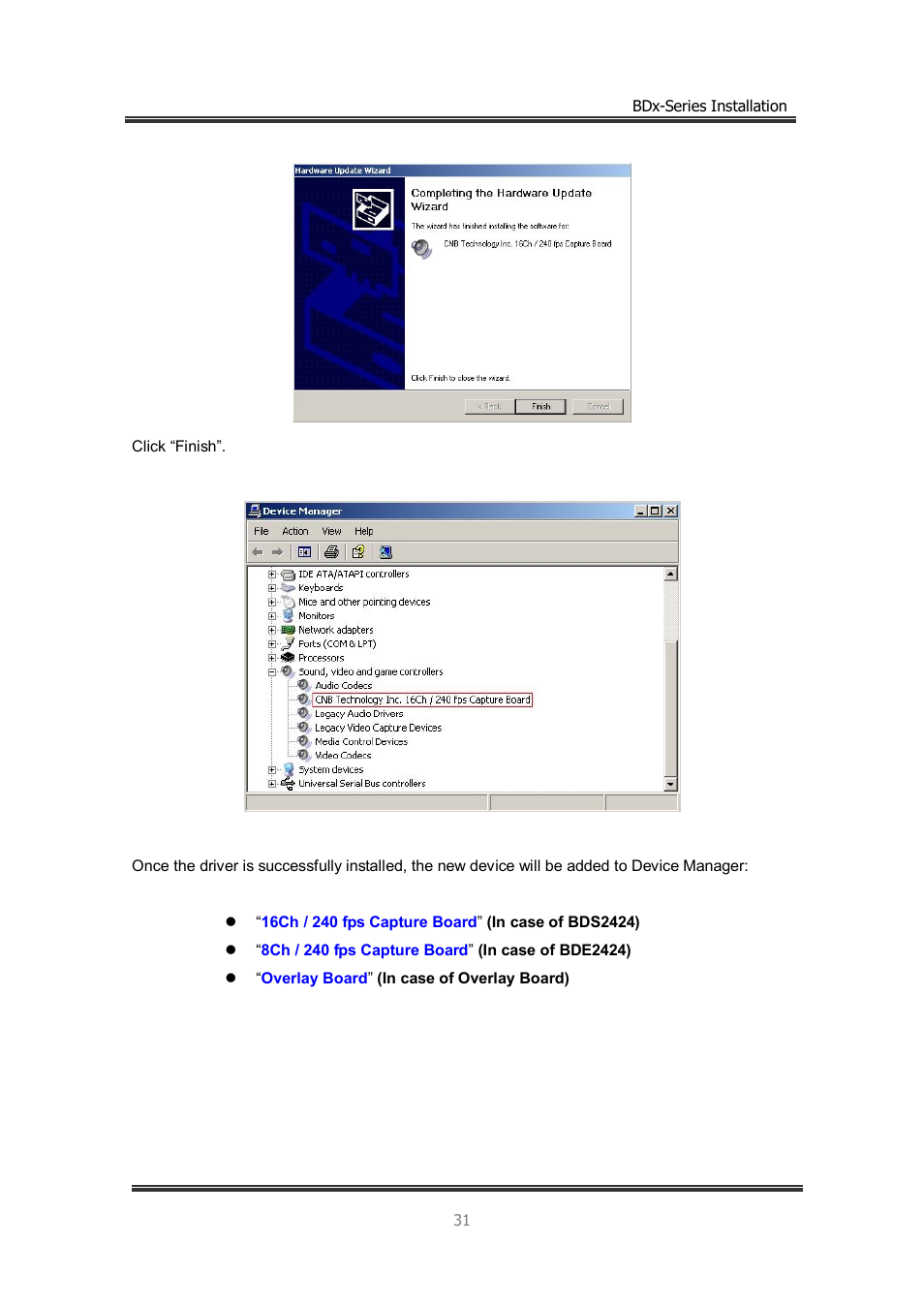 CNB BDS4812 (discontinued) User Manual | Page 31 / 55