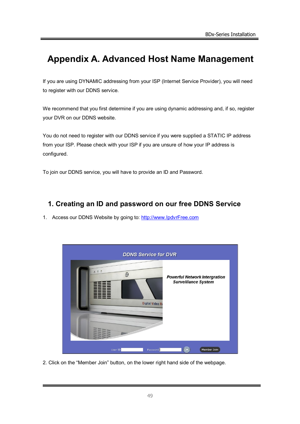 Appendix a. advanced host name management | CNB BDS4812 (discontinued) User Manual | Page 49 / 55