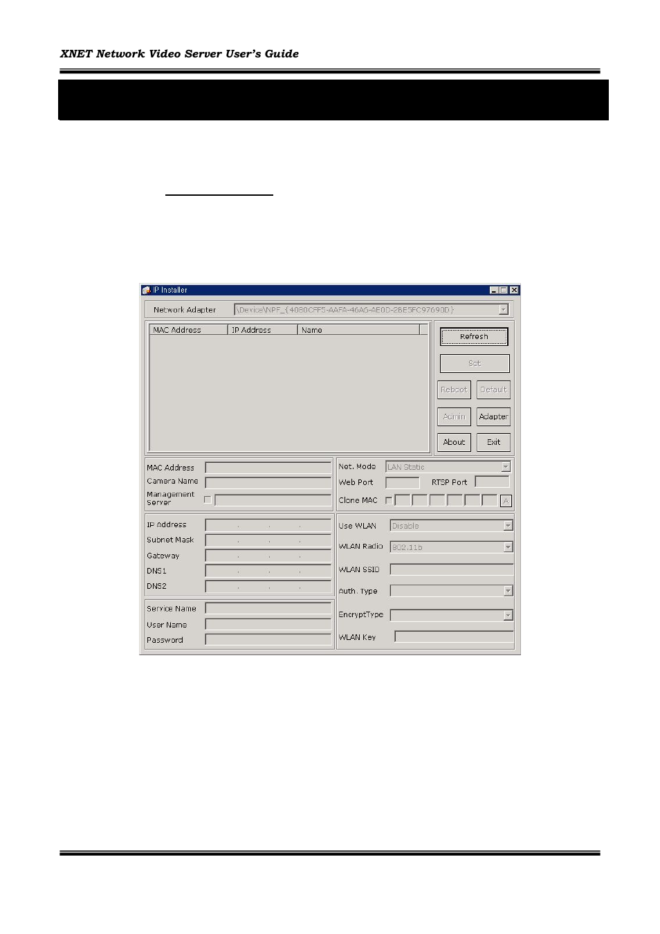 Ip-installer, Main window of ip-installer | CNB INS1000 User Manual | Page 15 / 44