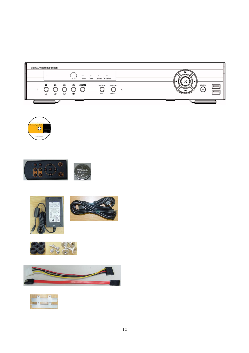 3. package contents | CNB HDF1212 User Manual | Page 10 / 58