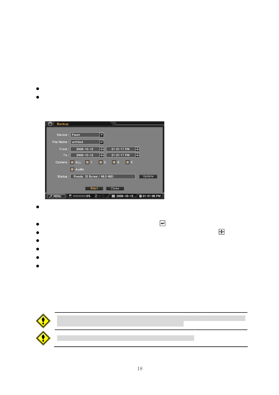 1-6. backup | CNB HDF1212 User Manual | Page 18 / 58
