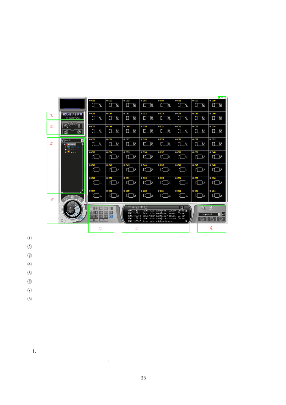 Hdxviewer, 1. quick start, 1-1. live | CNB HDF1212 User Manual | Page 35 / 58