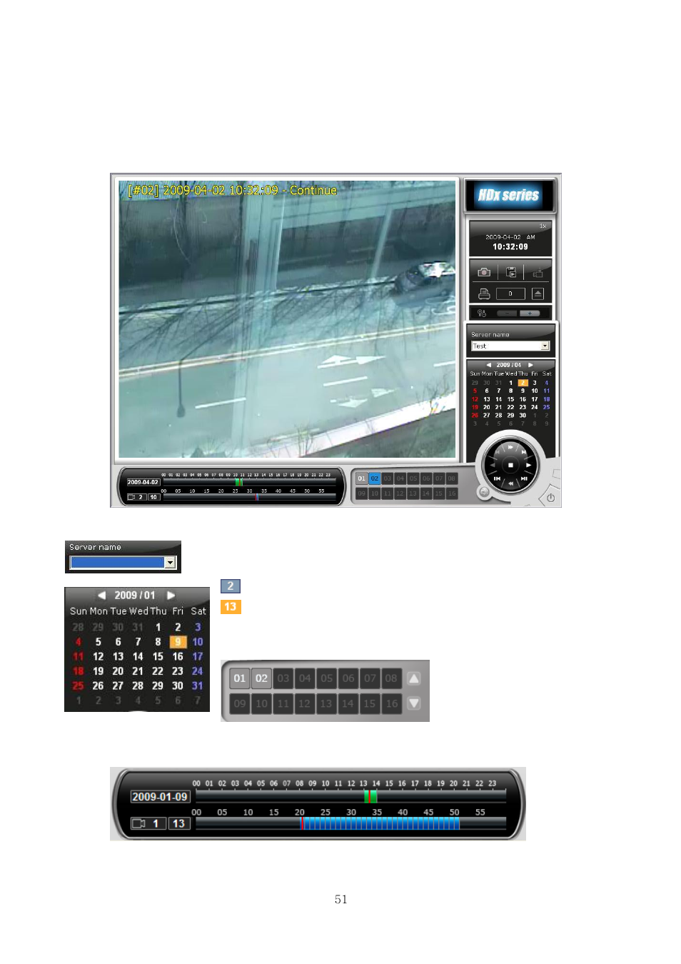 16. local viewer | CNB HDF1212 User Manual | Page 51 / 58