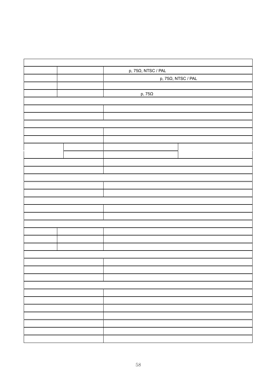 A-3. specifications | CNB HDF1212 User Manual | Page 58 / 58