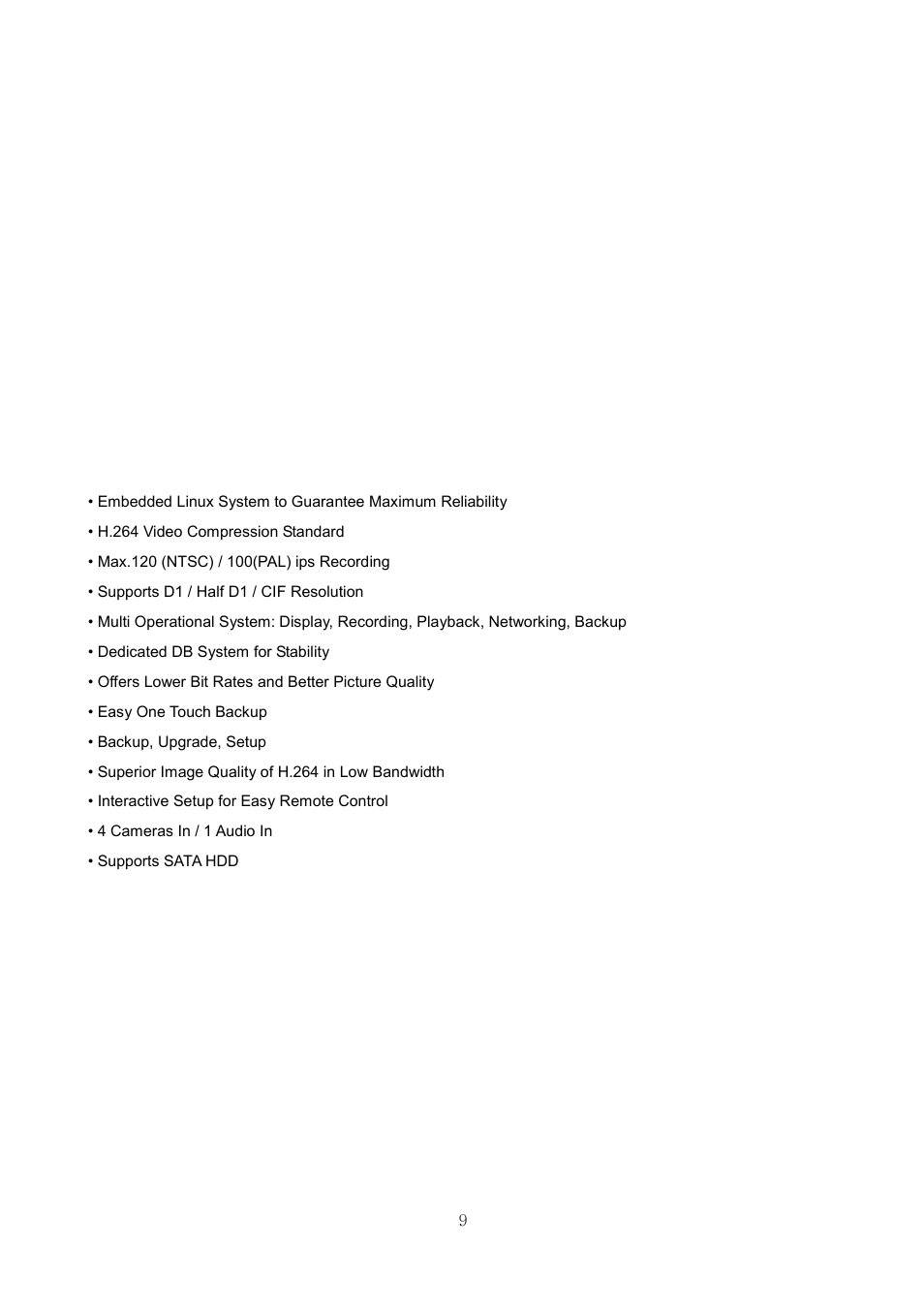 Introduction, 1. the system, 2. general features | CNB HDF1212 User Manual | Page 9 / 58
