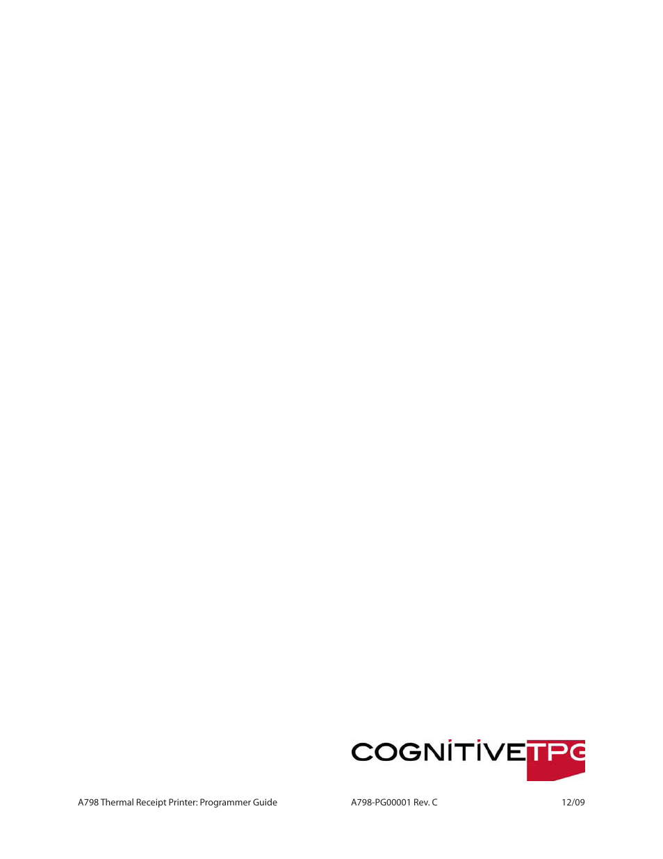 CognitiveTPG A798 User Manual | Page 121 / 121