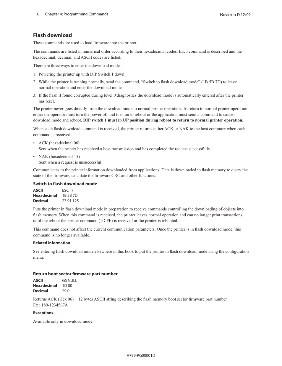 Flash download | CognitiveTPG A799 User Manual | Page 116 / 142
