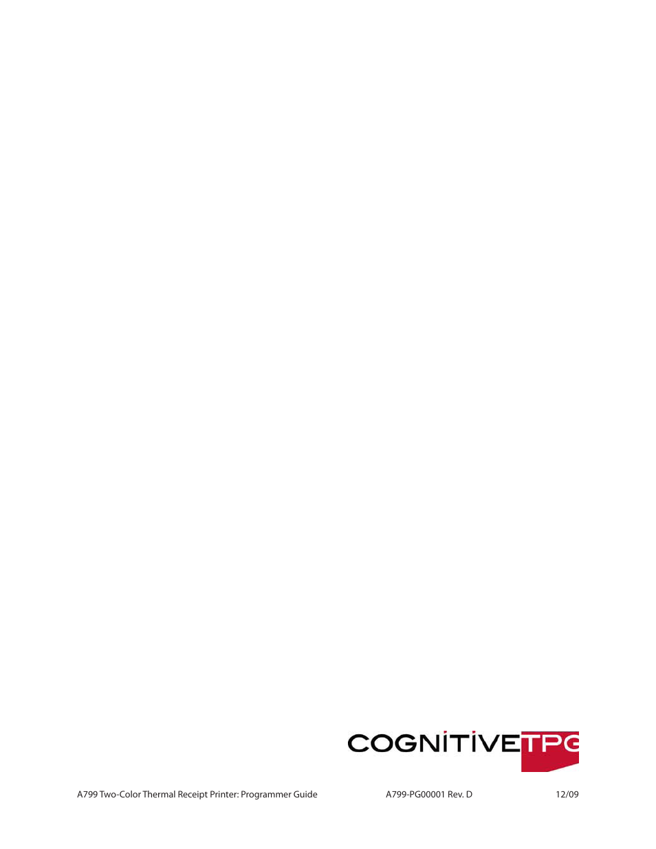CognitiveTPG A799 User Manual | Page 142 / 142