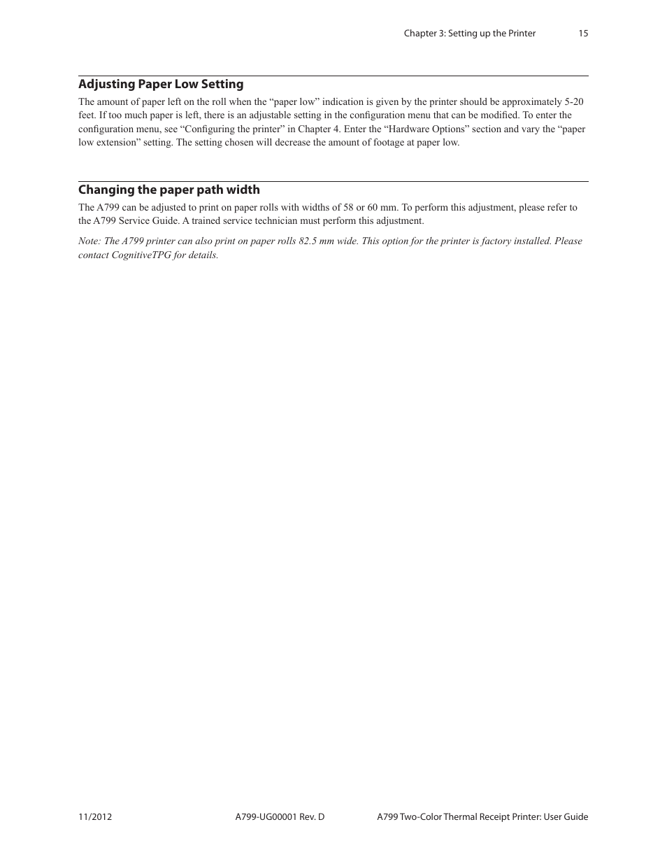 CognitiveTPG A799 User Manual | Page 15 / 36