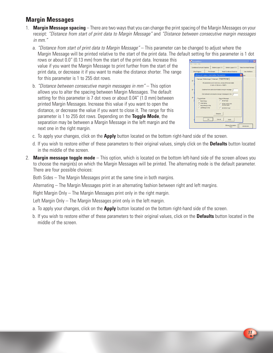 Margin messages | CognitiveTPG A776 User Manual | Page 11 / 32