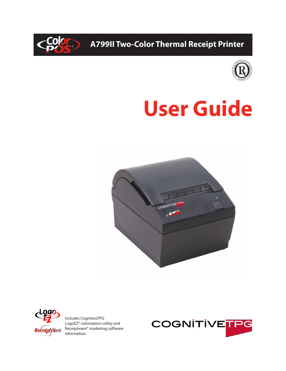 CognitiveTPG A799II User Manual | 36 pages