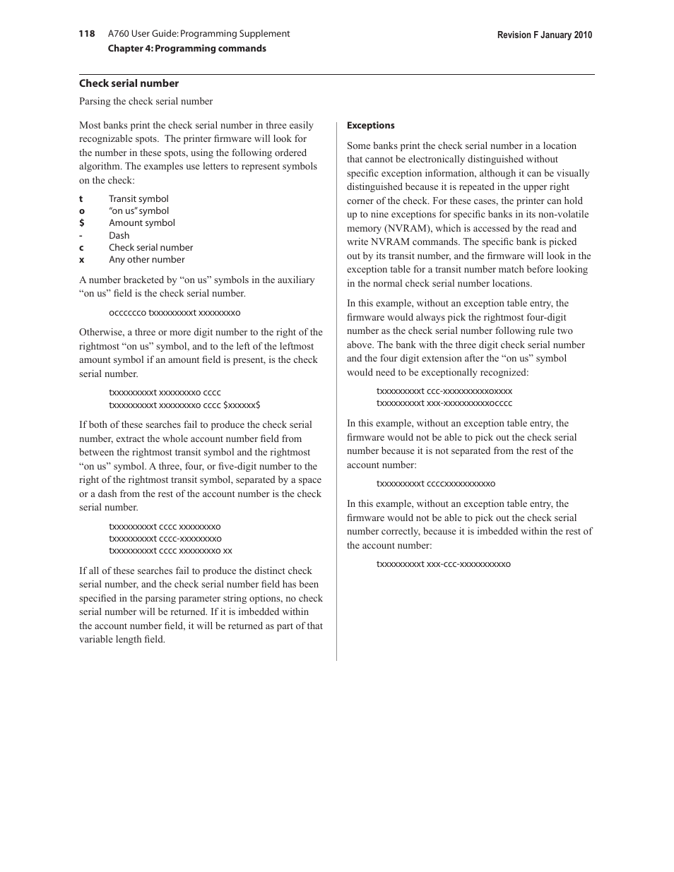 CognitiveTPG A760 User Manual | Page 118 / 154