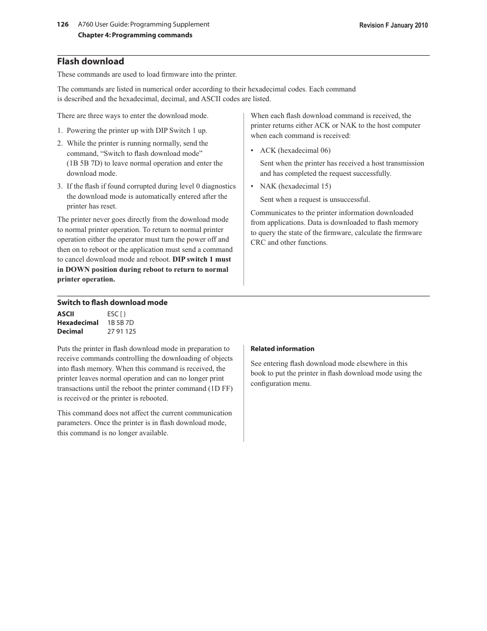 Flash download | CognitiveTPG A760 User Manual | Page 126 / 154