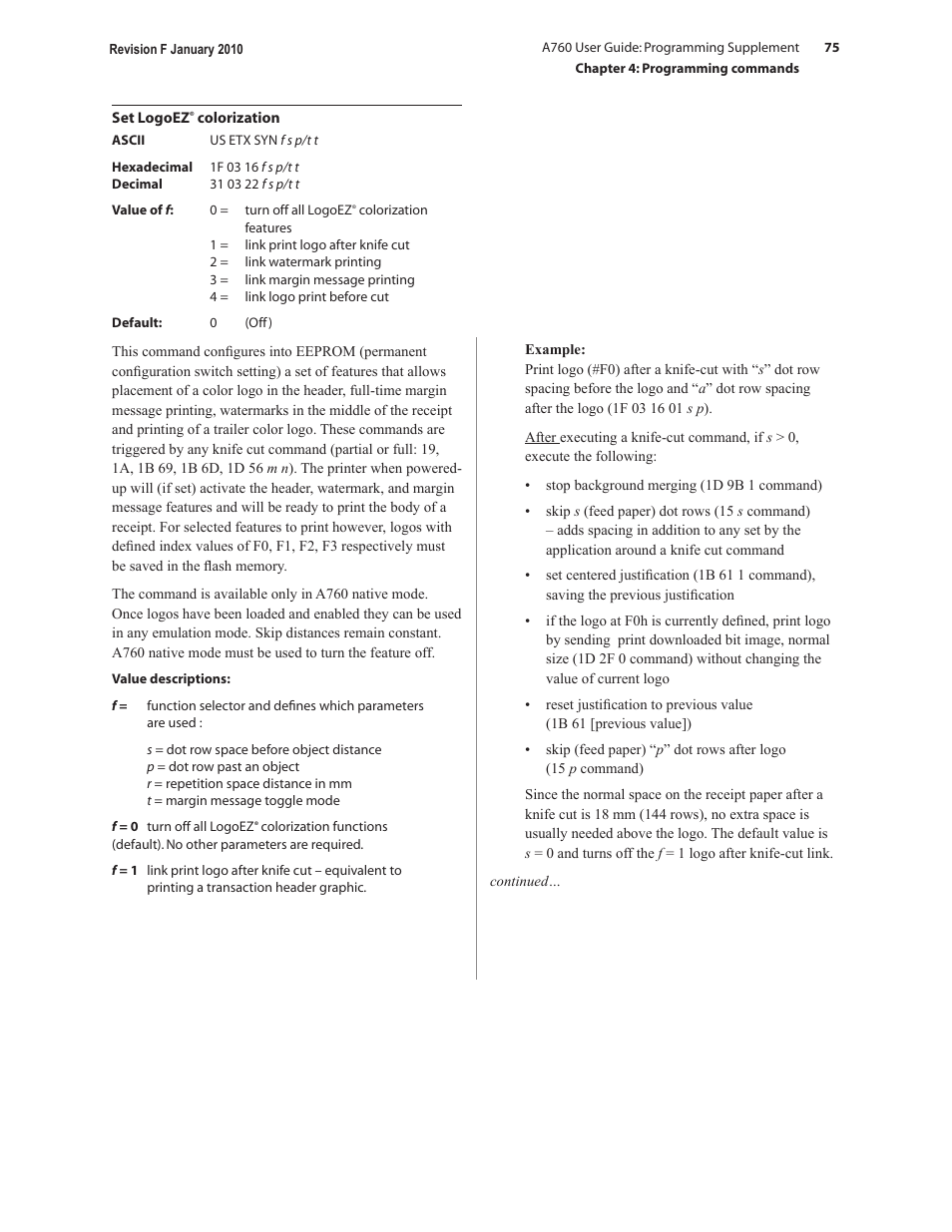 CognitiveTPG A760 User Manual | Page 75 / 154