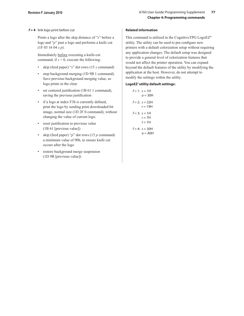 CognitiveTPG A760 User Manual | Page 77 / 154