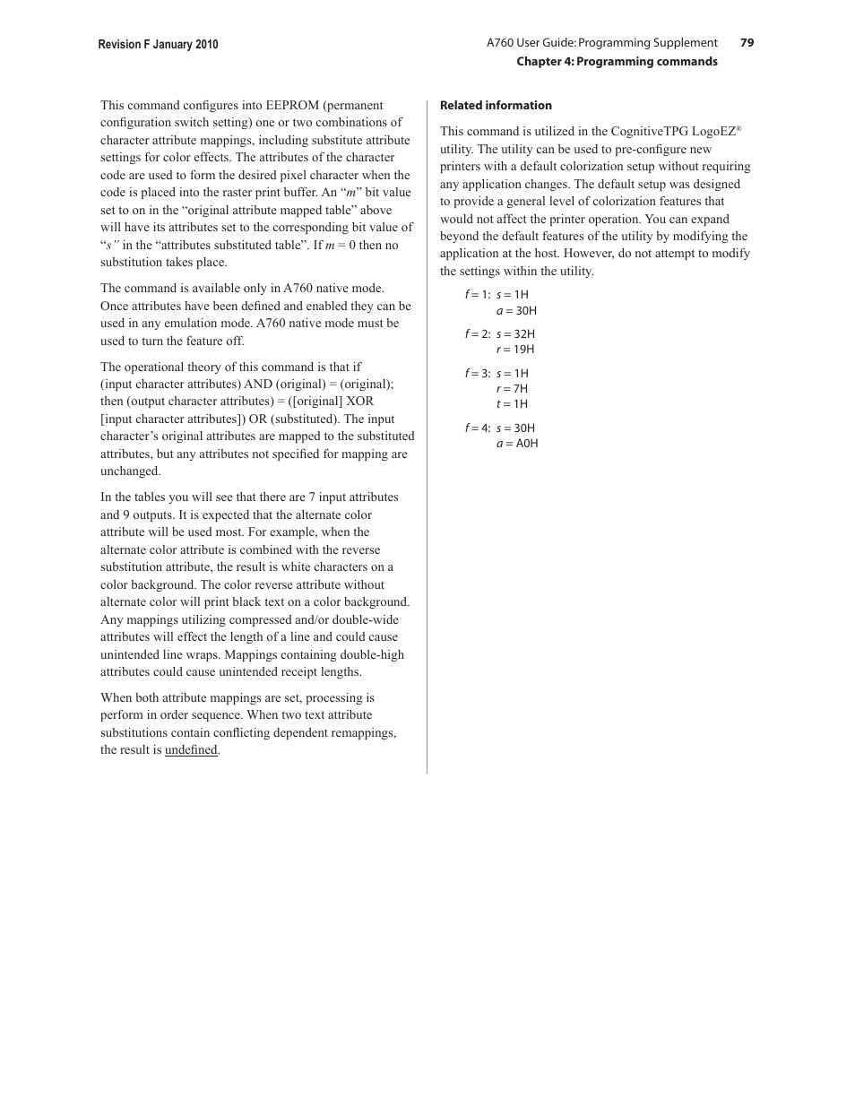 CognitiveTPG A760 User Manual | Page 79 / 154