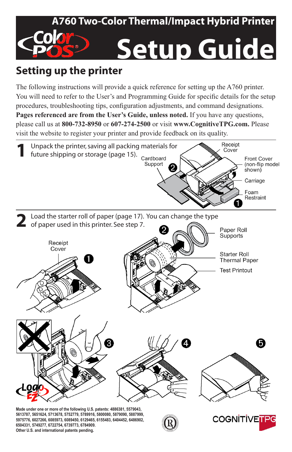 CognitiveTPG A760 User Manual | 4 pages