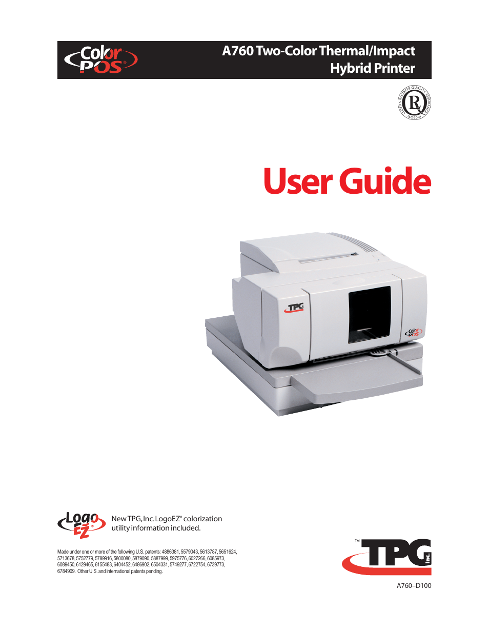 CognitiveTPG A760 User Manual | 64 pages