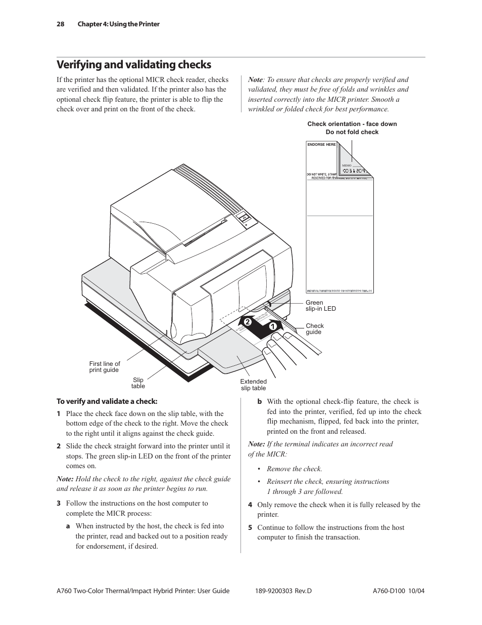 Verifying and validating checks | CognitiveTPG A760 User Manual | Page 28 / 64