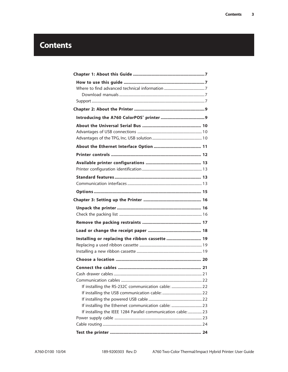 CognitiveTPG A760 User Manual | Page 3 / 64