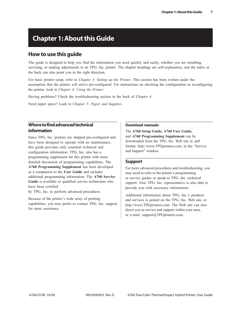 Chapter 1: about this guide, How to use this guide | CognitiveTPG A760 User Manual | Page 7 / 64