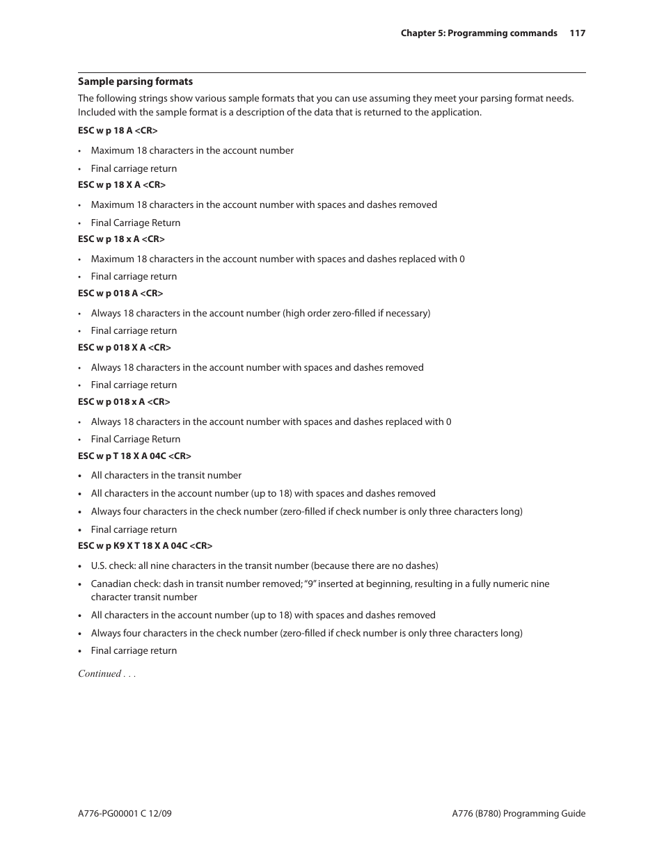 CognitiveTPG B780 User Manual | Page 129 / 192