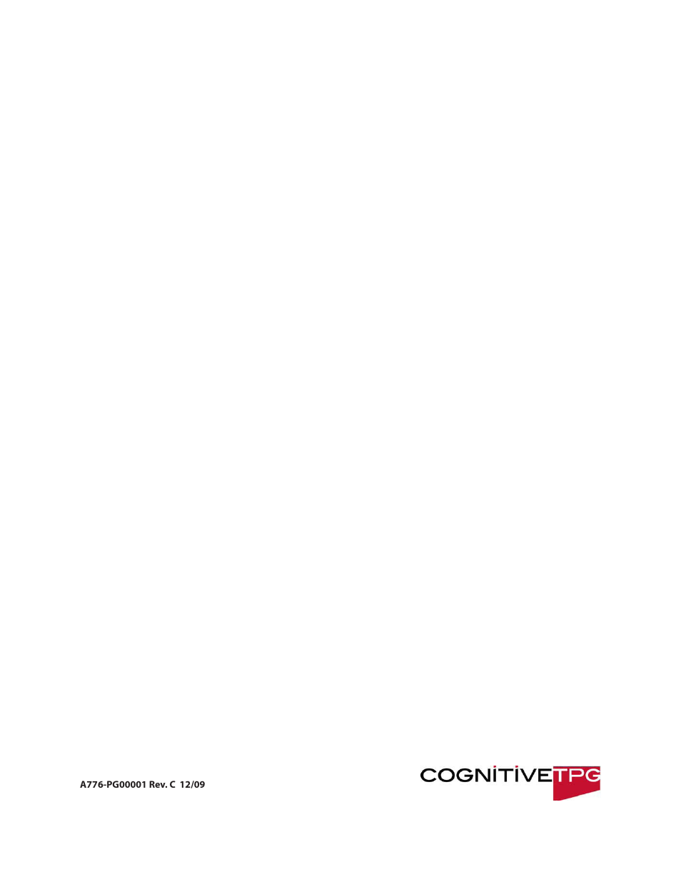 CognitiveTPG B780 User Manual | Page 192 / 192
