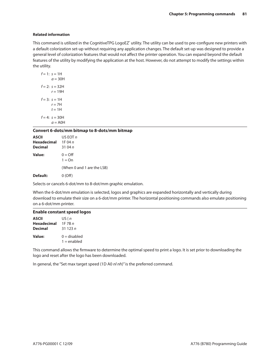 CognitiveTPG B780 User Manual | Page 93 / 192