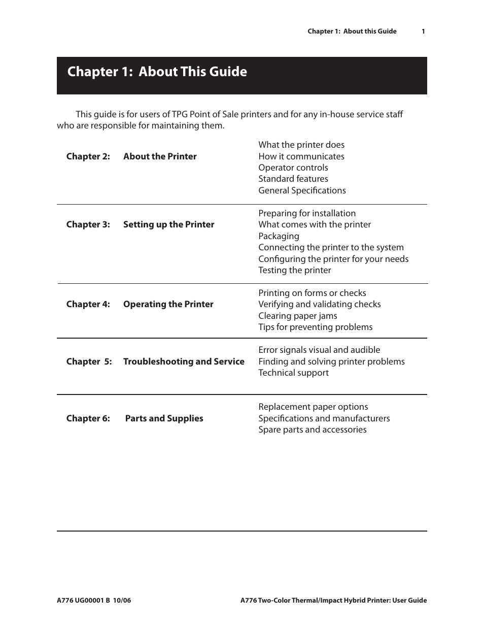 Chapter 1: about this guide | CognitiveTPG A776 User Manual | Page 6 / 52