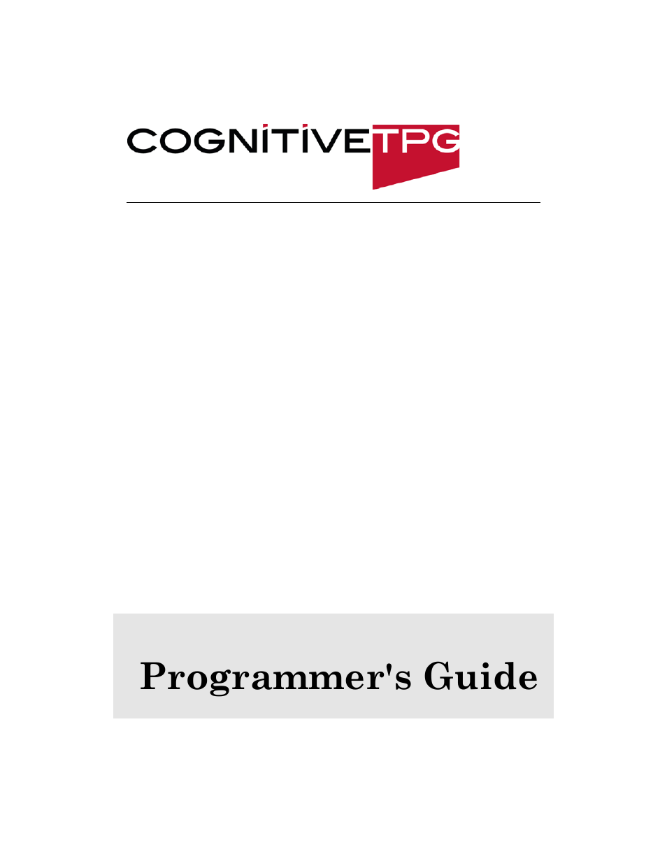 CognitiveTPG DLXi User Manual | 326 pages