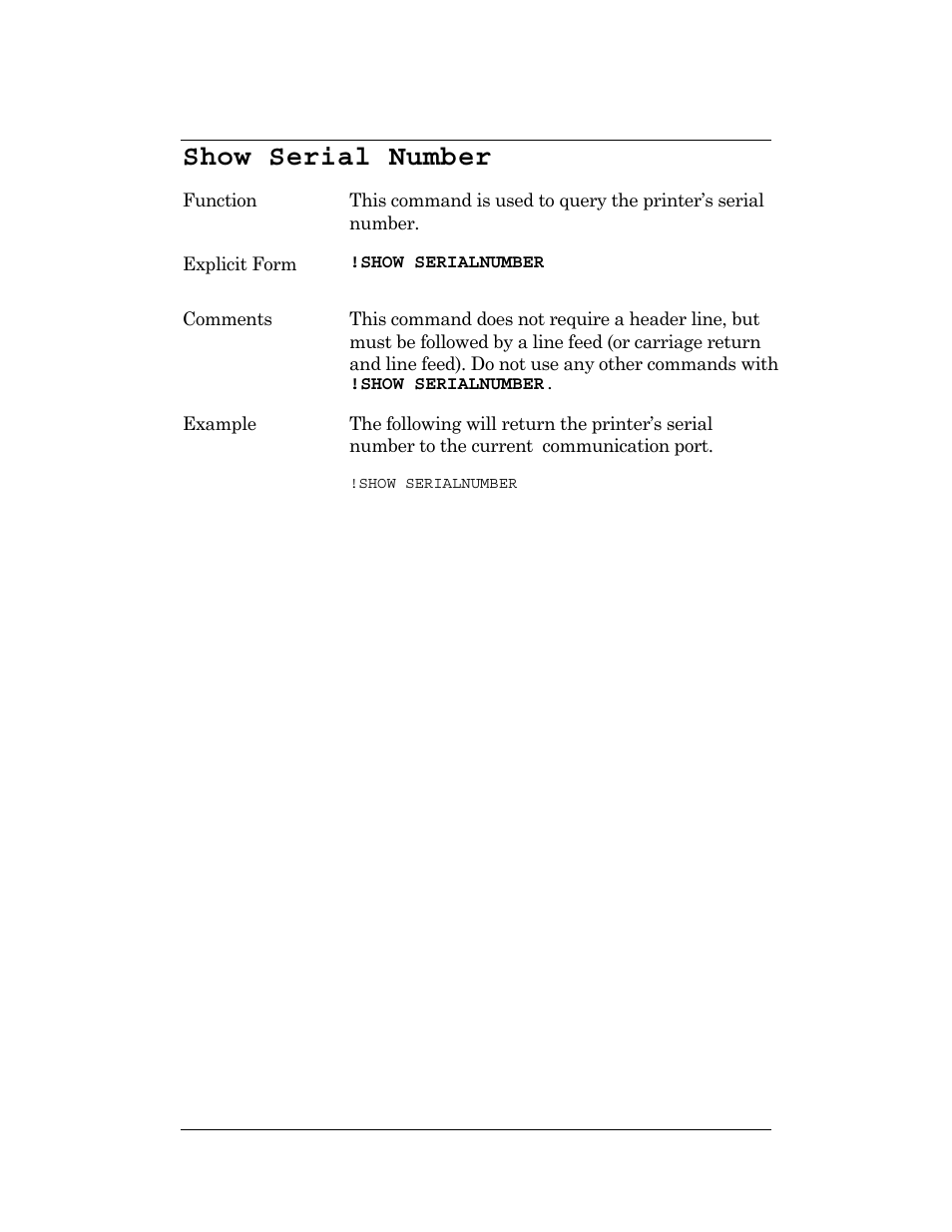 Show serial number, Show serial no | CognitiveTPG DLXi User Manual | Page 106 / 326