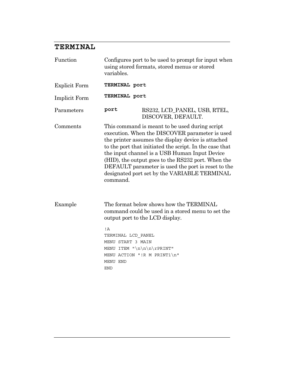 Terminal | CognitiveTPG DLXi User Manual | Page 111 / 326