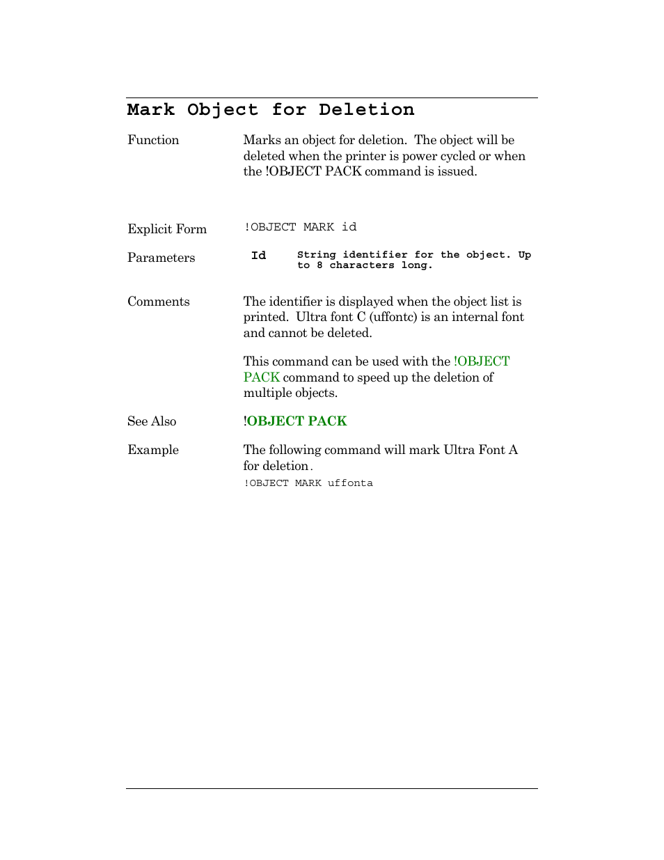 Mark object for deletion | CognitiveTPG DLXi User Manual | Page 132 / 326