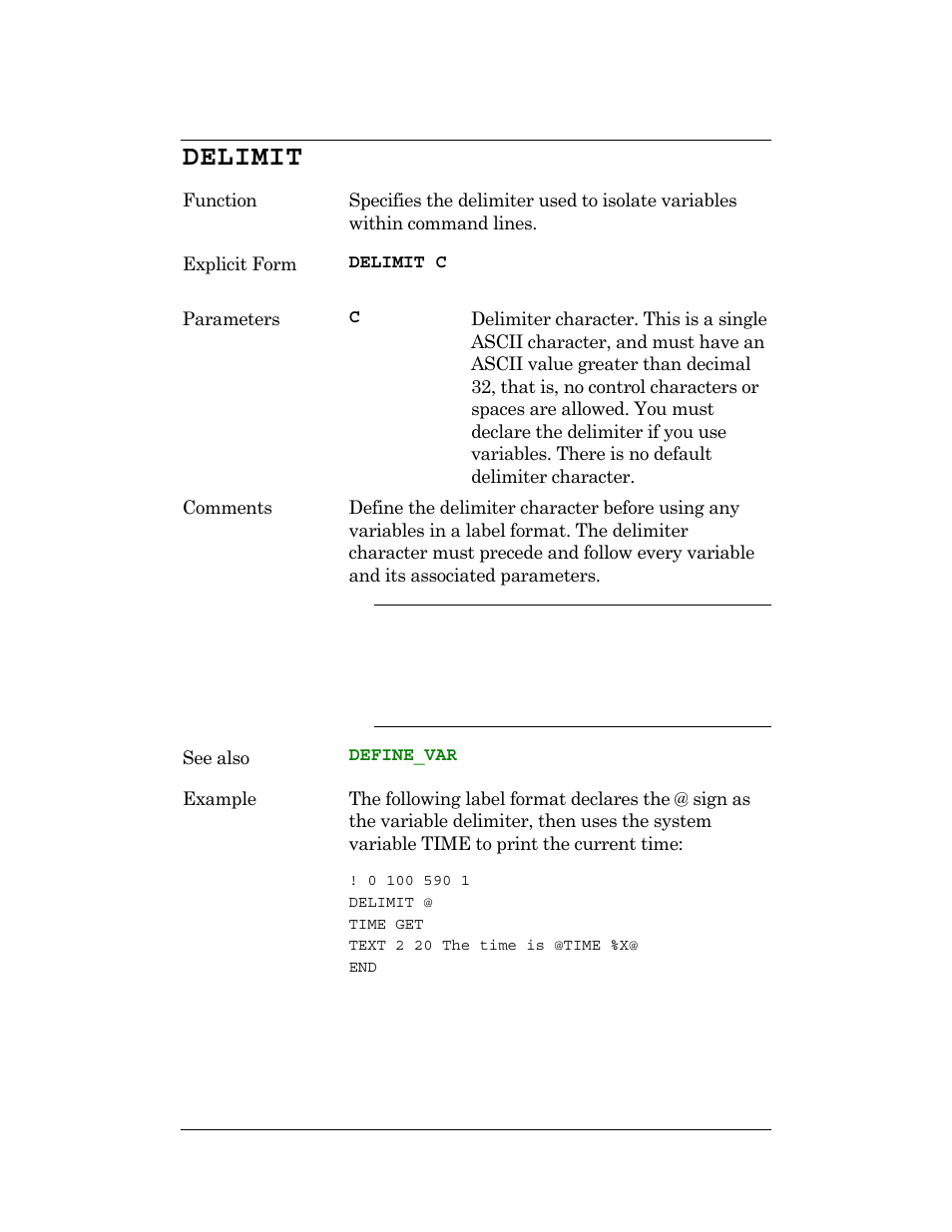Delimit | CognitiveTPG DLXi User Manual | Page 137 / 326