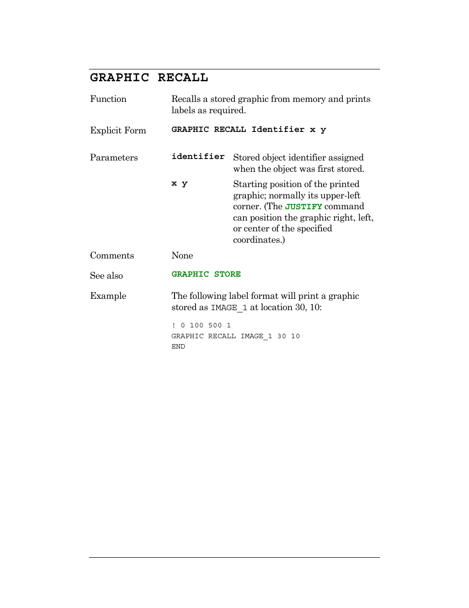 Graphic recall, En using, Within the | CognitiveTPG DLXi User Manual | Page 148 / 326