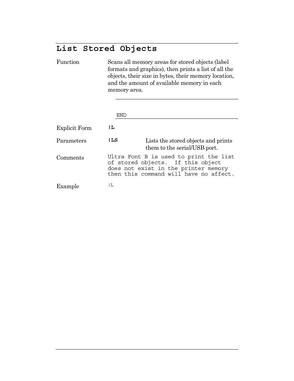 List stored objects | CognitiveTPG DLXi User Manual | Page 152 / 326