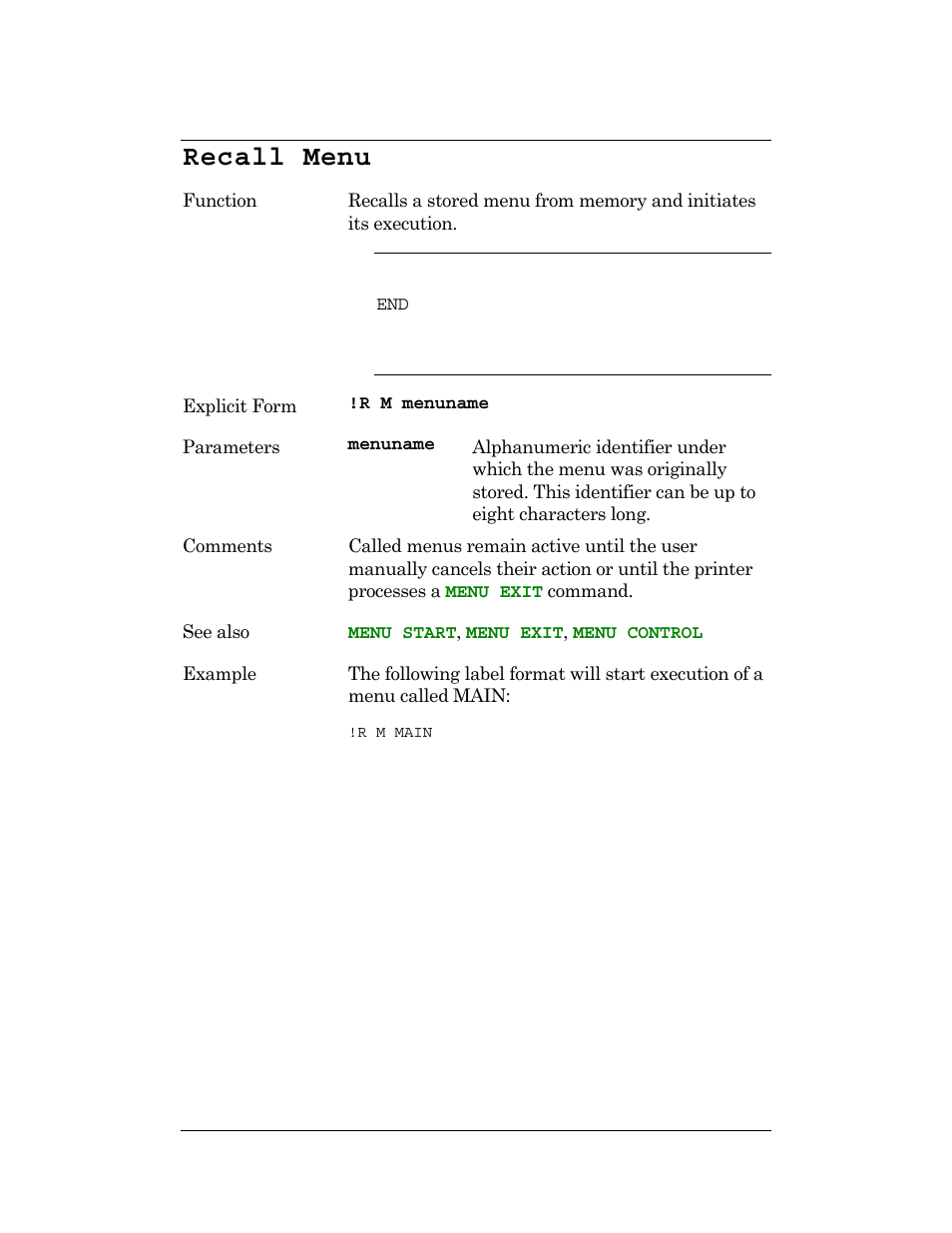 Recall menu, Ified in its, Define_var | Delimit, Define variable | CognitiveTPG DLXi User Manual | Page 153 / 326