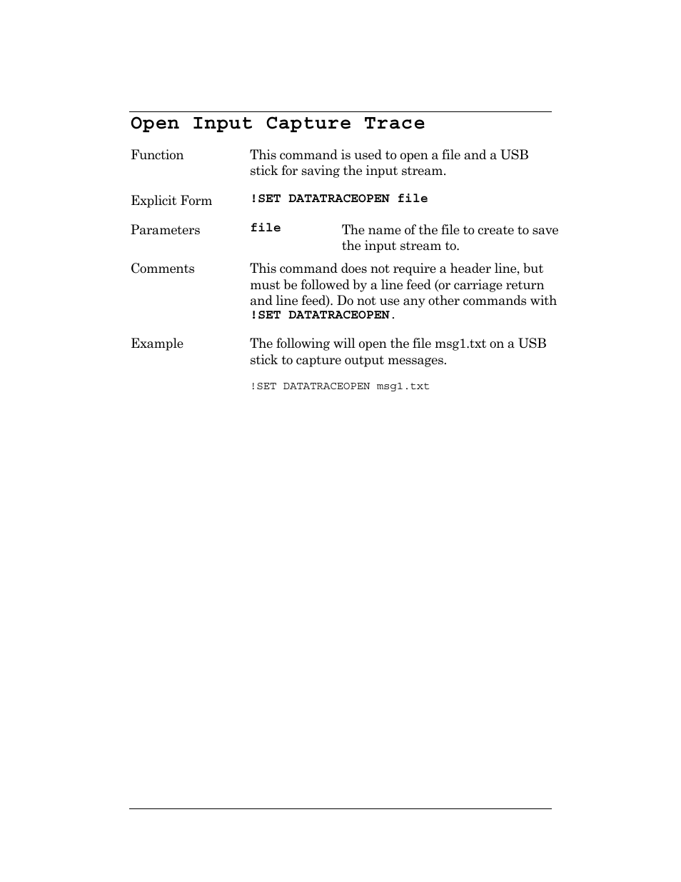 Open input capture trace | CognitiveTPG DLXi User Manual | Page 174 / 326
