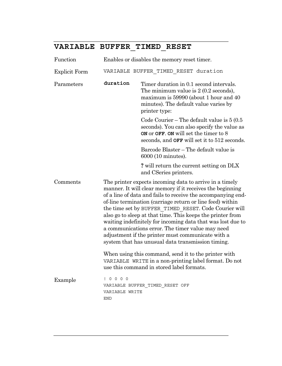 Variable buffer_timed_reset | CognitiveTPG DLXi User Manual | Page 188 / 326