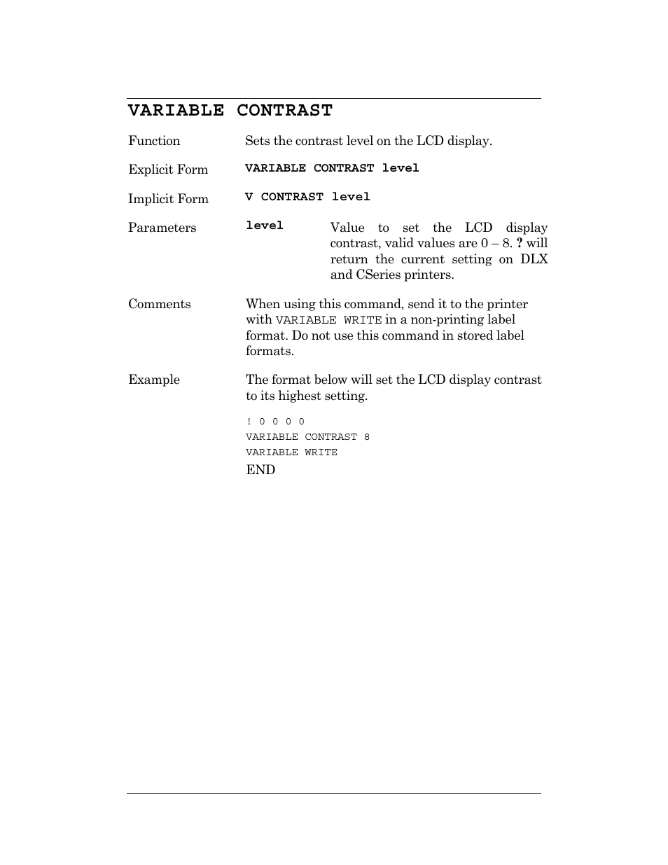 Variable contrast | CognitiveTPG DLXi User Manual | Page 203 / 326