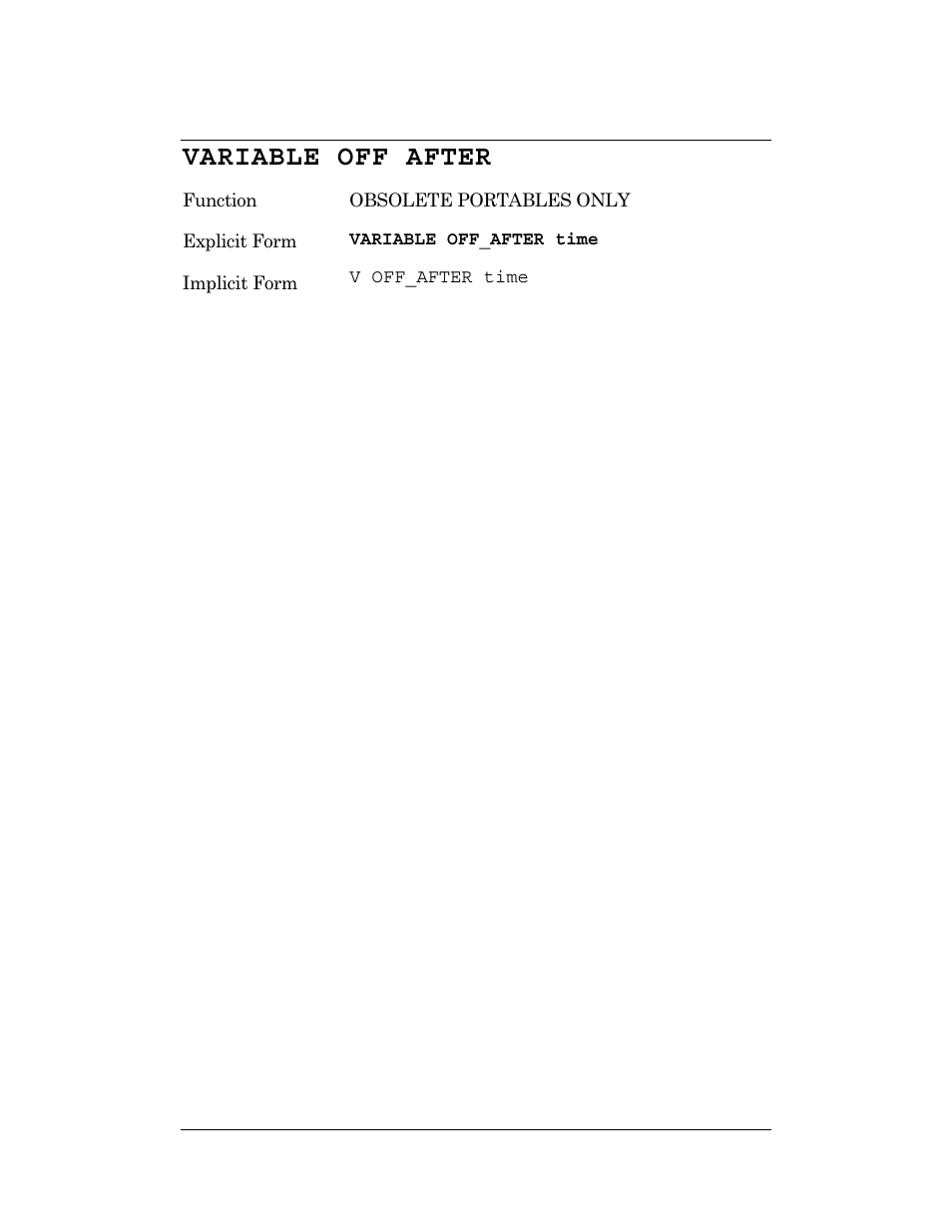 Variable off after | CognitiveTPG DLXi User Manual | Page 238 / 326